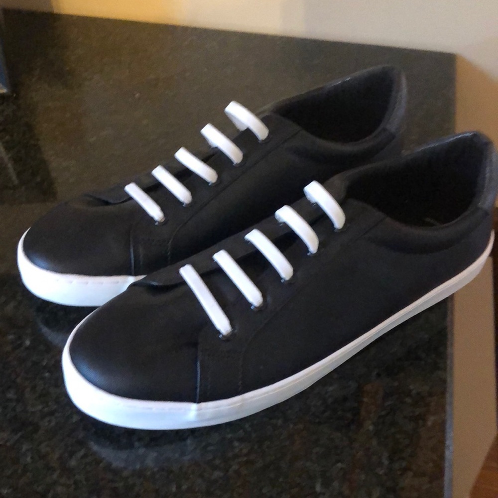 Black Gap slip ons